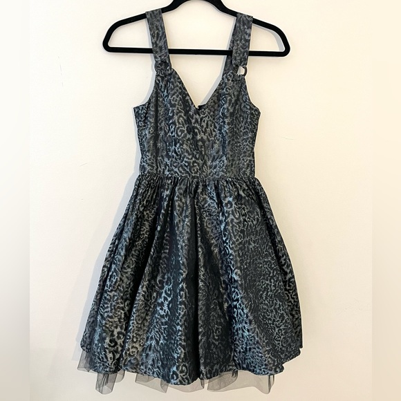 Metallic VINTAGE betsey Johnson dress - Picture 1 of 3